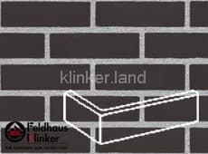 700 anthracit liso клинкерная плитка угловая (W700NF9) 240х115х71/9 Feldhaus Klinker