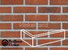 687 sintra terracotta linguro клинкерная плитка угловая (W687WDF14) 215х115х65/14 Feldhaus Klinker