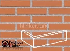220 terracotta liso клинкерная плитка угловая (W220DF9) 240х115х52/9 Feldhaus Klinker