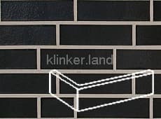 Schwarz клинкерная плитка угловая 240х115х71/10 ABC Klinkergruppe
