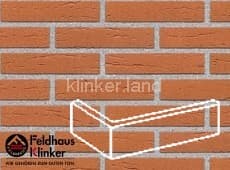 227 terracotta rustico клинкерная плитка угловая (W227DF9) 240х115х52/9 Feldhaus Klinker