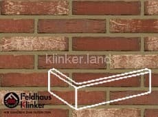 690 sintra ardor blanca клинкерная плитка угловая (W690DF17) 240х115х52/17 Feldhaus Klinker