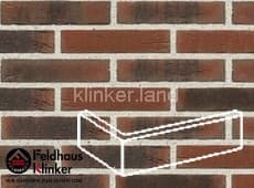 685 sintra carmesi nelino клинкерная плитка угловая (W685DF17) 240х115х52/17 Feldhaus Klinker