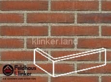 687 sintra terracotta linguro клинкерная плитка угловая (W687DF17) 240х115х52/17 Feldhaus Klinker