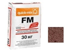 FM G Цветная смесь для заделки швов под шпатель (72307), цвет красно-коричневый, Quick-mix