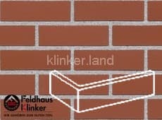 400 carmesi liso клинкерная плитка угловая (W400NF14) 240х115х71/14 Feldhaus Klinker