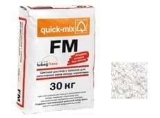 FM A Цветная смесь для заделки швов под шпатель (72301), цвет алебастрово-белый, Quick-mix