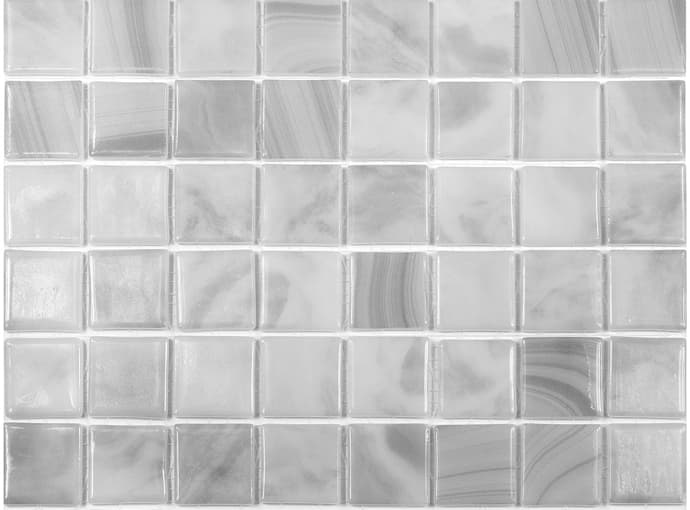 Pearl River 5600 мозаика стеклянная на сетке чип 25x25 Nature 317х317/4 Vidrepur